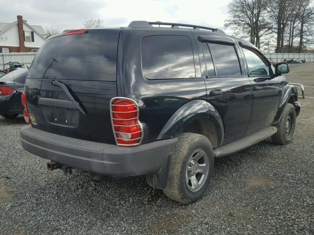 1D4HB38N76F129599 - 2006 DODGE DURANGO SX BLACK photo 4