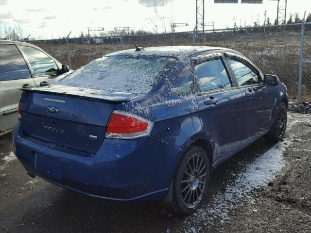 1FAHP36N99W256060 - 2009 FORD FOCUS SES BLUE photo 4