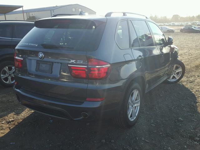 5UXZW0C55CL670092 - 2012 BMW X5 XDRIVE3 GRAY photo 4