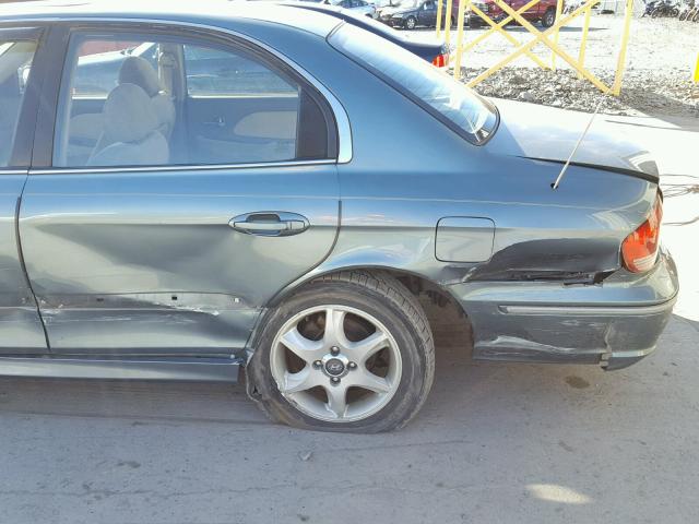 KMHWF35H55A144987 - 2005 HYUNDAI SONATA GLS BLUE photo 9