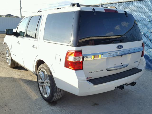 1FMJU1LT6GEF44404 - 2016 FORD EXPEDITION WHITE photo 3