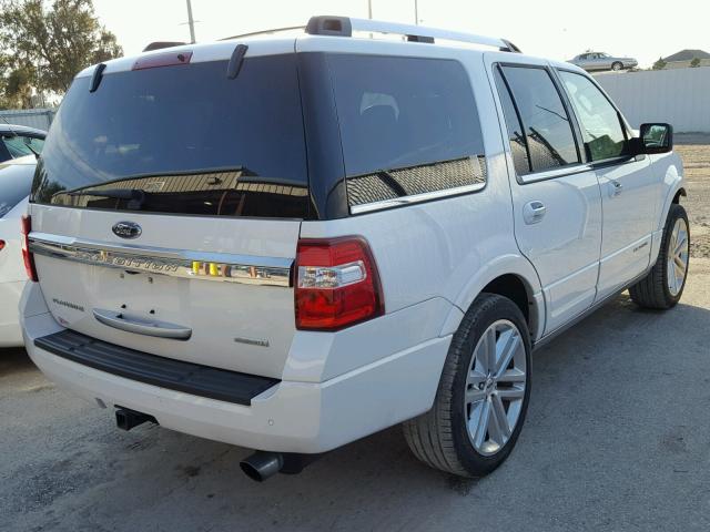 1FMJU1LT6GEF44404 - 2016 FORD EXPEDITION WHITE photo 4