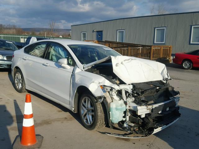 3FA6P0H78ER132850 - 2014 FORD FUSION SE WHITE photo 1