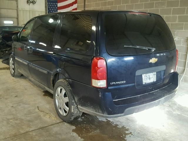 1GNDV03L15D259709 - 2005 CHEVROLET UPLANDER BLUE photo 3