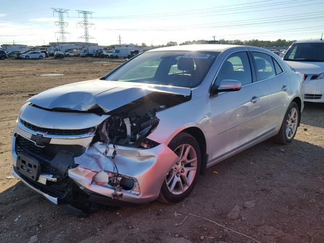 1G11C5SL2FF100499 - 2015 CHEVROLET MALIBU 1LT SILVER photo 2