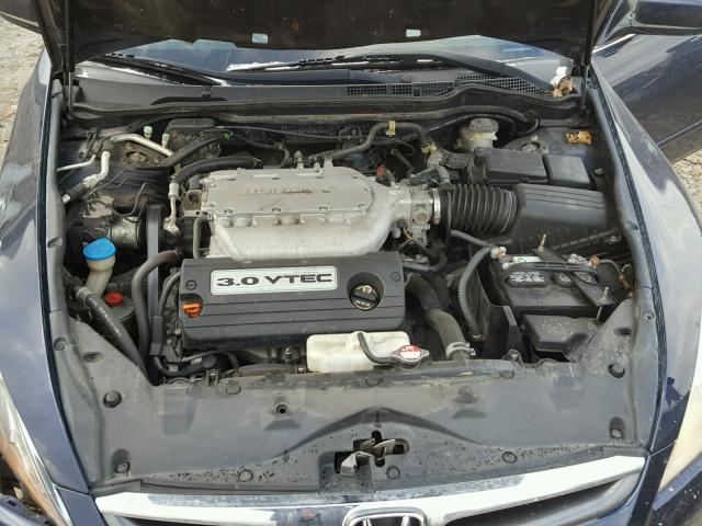 1HGCM66827A082403 - 2007 HONDA ACCORD EX BLUE photo 7