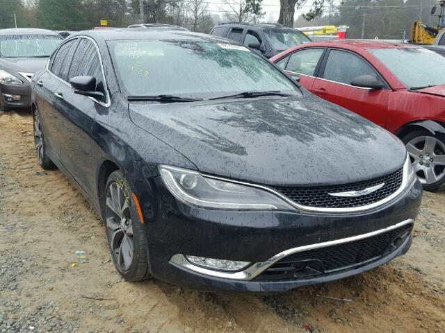 1C3CCCCG9FN633742 - 2015 CHRYSLER 200 C BLACK photo 1