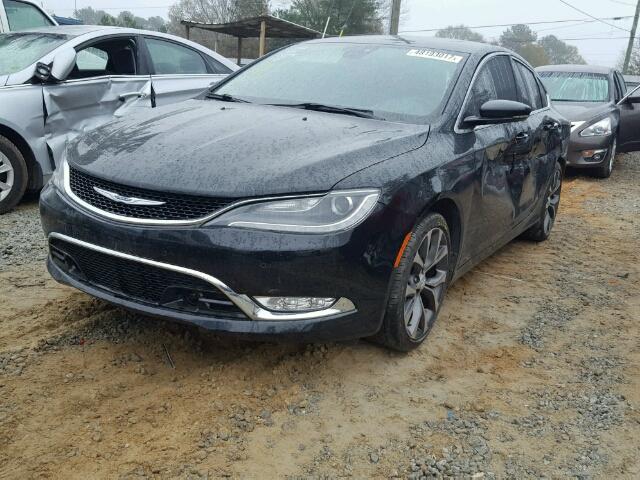 1C3CCCCG9FN633742 - 2015 CHRYSLER 200 C BLACK photo 2