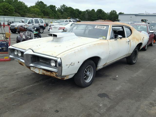 235278G123807 - 1968 PONTIAC TEMPEST WHITE photo 2