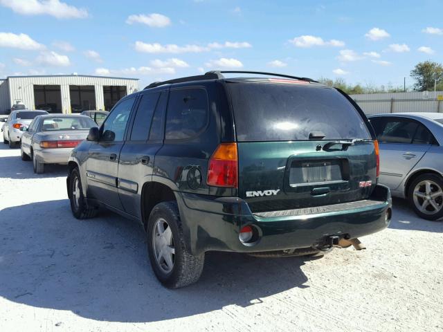 1GKDT13SX32213336 - 2003 GMC ENVOY GREEN photo 3