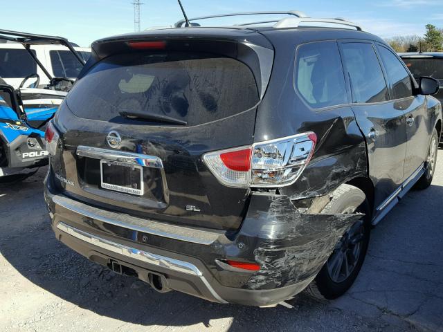 5N1AR2MN6FC701088 - 2015 NISSAN PATHFINDER BLACK photo 4