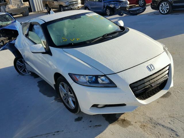 JHMZF1D60CS001957 - 2012 HONDA CR-Z EX WHITE photo 1