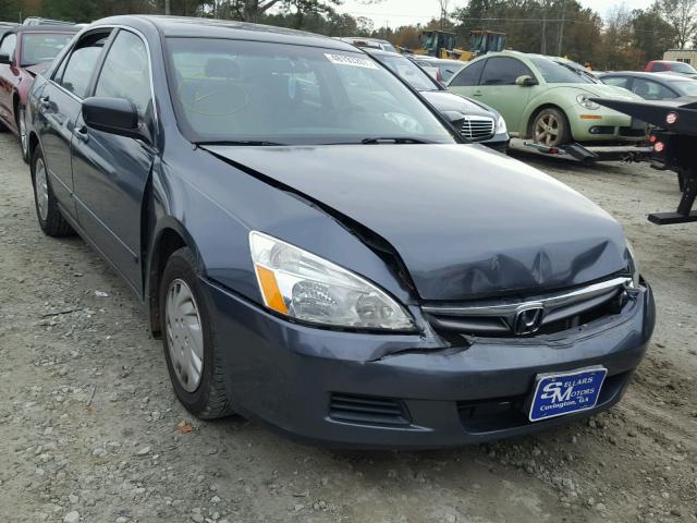 1HGCM56497A208683 - 2007 HONDA ACCORD LX GRAY photo 1