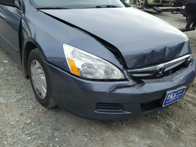 1HGCM56497A208683 - 2007 HONDA ACCORD LX GRAY photo 9