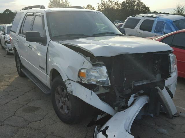 1FMFU15588LA27428 - 2008 FORD EXPEDITION WHITE photo 1