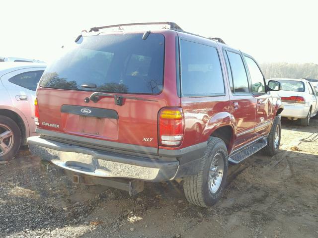 1FMZU63E1YZA28169 - 2000 FORD EXPLORER X RED photo 4