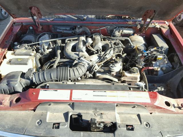 1FMZU63E1YZA28169 - 2000 FORD EXPLORER X RED photo 7