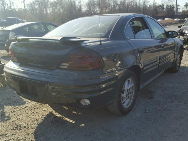 1G2NF52E72M508587 - 2002 PONTIAC GRAND AM S GREEN photo 4