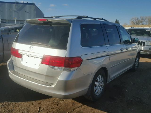 5FNRL387X8B010758 - 2008 HONDA ODYSSEY EX GRAY photo 4