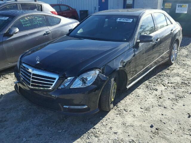 WDDHF8JB2DA692431 - 2013 MERCEDES-BENZ E 350 4MAT BLACK photo 2