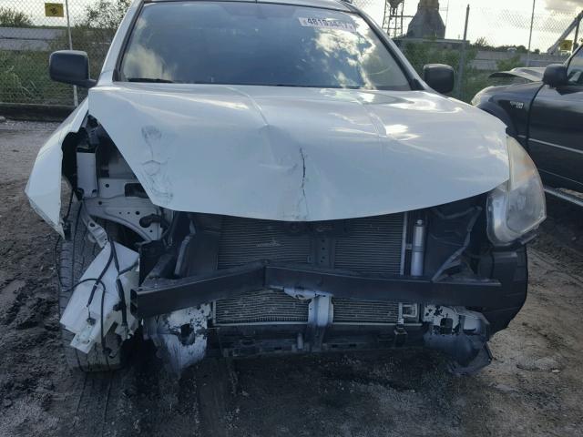 JN8AS5MT2AW008412 - 2010 NISSAN ROGUE S WHITE photo 9