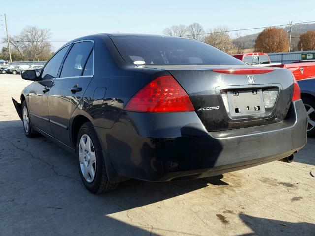 3HGCM56466G708137 - 2006 HONDA ACCORD LX BLACK photo 3