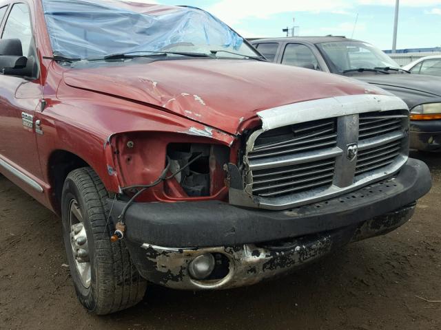 3D7KR28A08G114617 - 2008 DODGE RAM 2500 S წითელი ფოტო 9