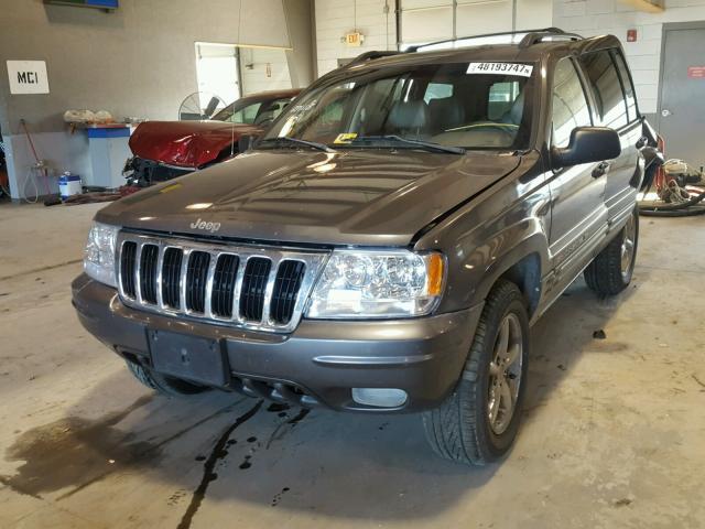 1J4GW58N33C605900 - 2003 JEEP GRAND CHER GRAY photo 2