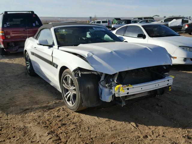 1FATP8UHXF5352723 - 2015 FORD MUSTANG WHITE photo 1