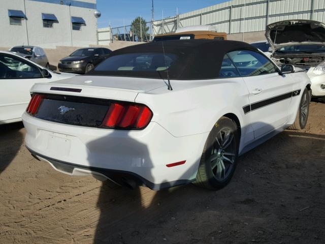 1FATP8UHXF5352723 - 2015 FORD MUSTANG WHITE photo 4