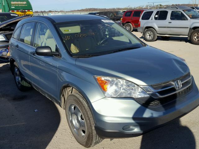 5J6RE4H36BL026547 - 2011 HONDA CR-V LX TEAL photo 1