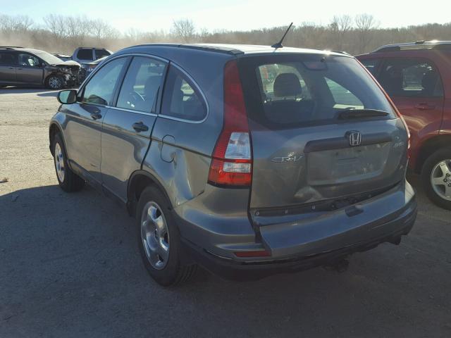 5J6RE4H36BL026547 - 2011 HONDA CR-V LX TEAL photo 3