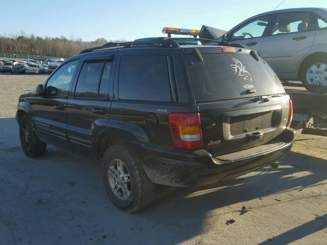 1J4GW68S9XC676620 - 1999 JEEP GRAND CHER BLACK photo 3