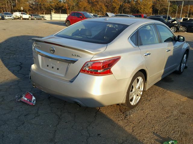 1N4BL3AP8DC159422 - 2013 NISSAN ALTIMA 3.5 SILVER photo 4