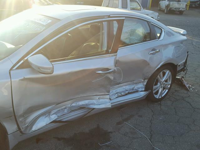 1N4BL3AP8DC159422 - 2013 NISSAN ALTIMA 3.5 SILVER photo 9