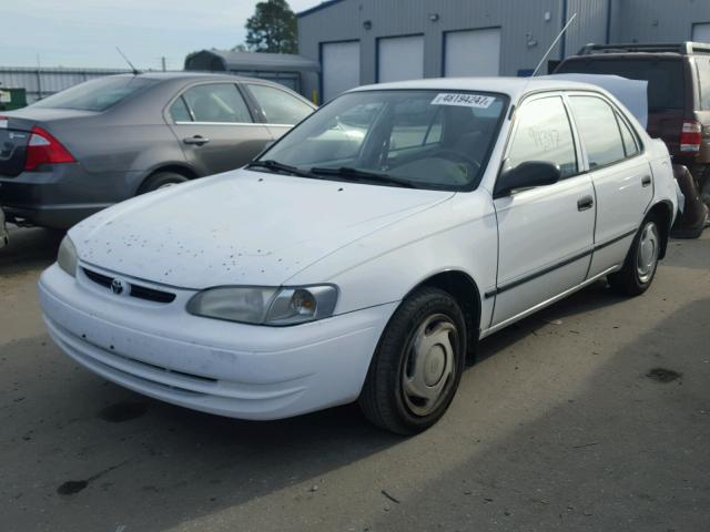 2T1BR12E2XC177663 - 1999 TOYOTA COROLLA VE WHITE photo 2