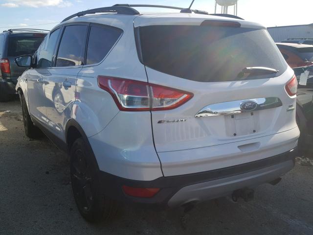 1FMCU0H9XDUD52291 - 2013 FORD ESCAPE SEL WHITE photo 3