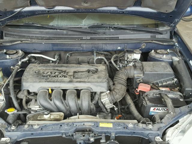 1NXBR32E38Z945548 - 2008 TOYOTA COROLLA CE BLUE photo 7