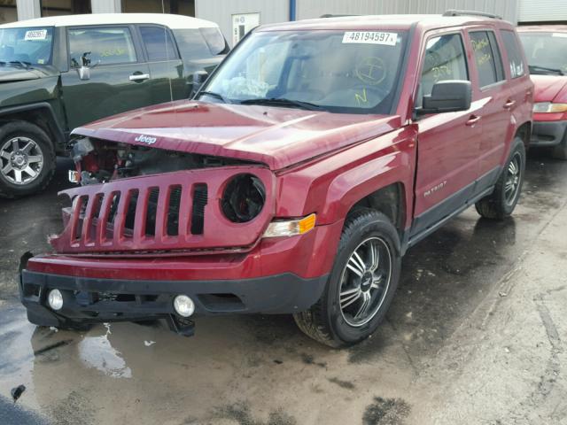 1C4NJRFB0CD658530 - 2012 JEEP PATRIOT LA MAROON photo 2