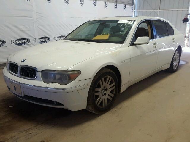 WBAGN63525DS57040 - 2005 BMW 745 LI WHITE photo 2