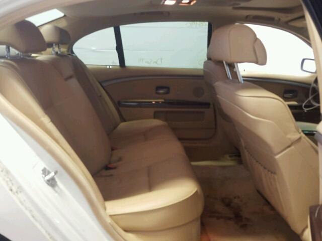 WBAGN63525DS57040 - 2005 BMW 745 LI WHITE photo 6