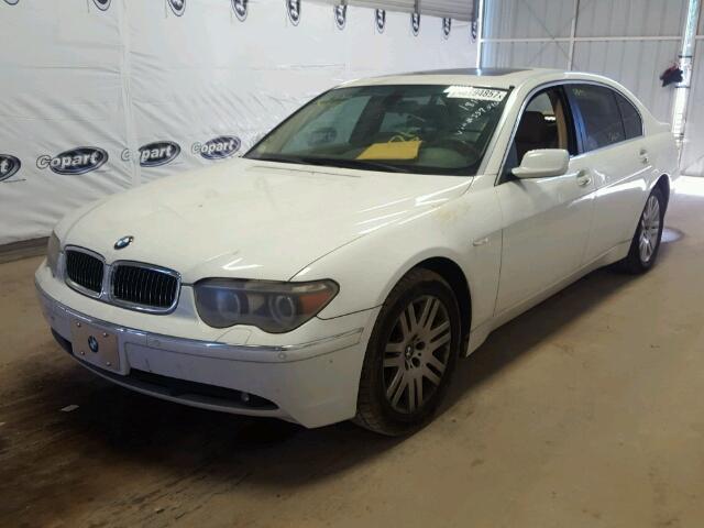 WBAGN63525DS57040 - 2005 BMW 745 LI WHITE photo 9