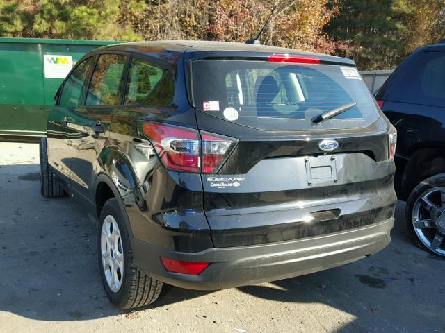 1FMCU0F73HUA98625 - 2017 FORD ESCAPE S BLACK photo 3