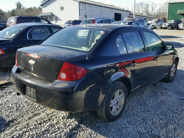 1G1AL52F857532839 - 2005 CHEVROLET COBALT LS BLACK photo 4