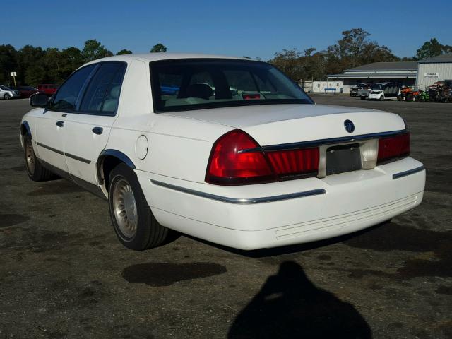 2MEFM75W3YX668505 - 2000 MERCURY GRAND MARQ WHITE photo 3