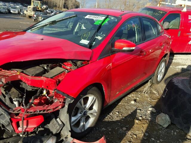 1FADP3F24EL359046 - 2014 FORD FOCUS SE RED photo 2