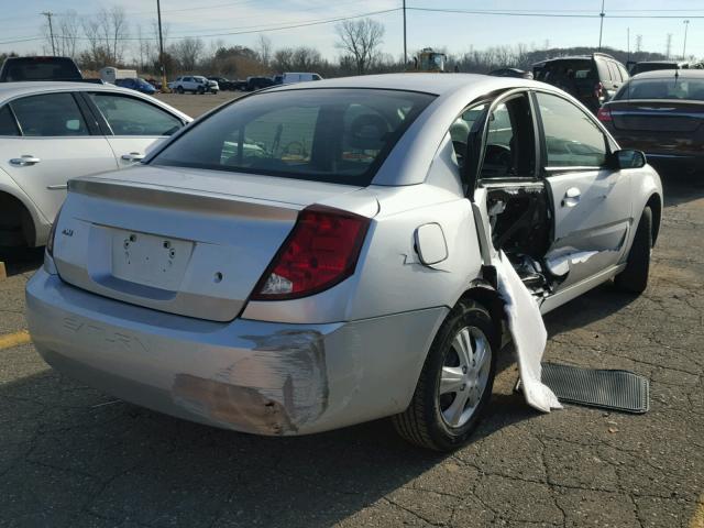 1G8AJ55F27Z180254 - 2007 SATURN ION LEVEL SILVER photo 4