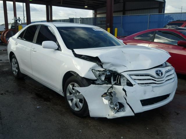 4T1BF3EK6AU529218 - 2010 TOYOTA CAMRY BASE WHITE photo 1