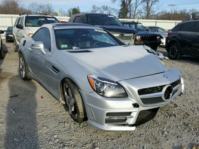 WDDPK5HA4DF061458 - 2013 MERCEDES-BENZ SLK 350 SILVER photo 1