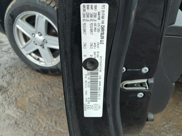 1J4FT47B59D178891 - 2009 JEEP COMPASS SP შავი ფოტო 10